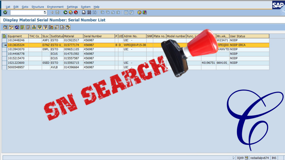 Serial Number Search